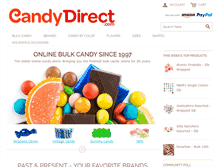 Tablet Screenshot of candydirect.com